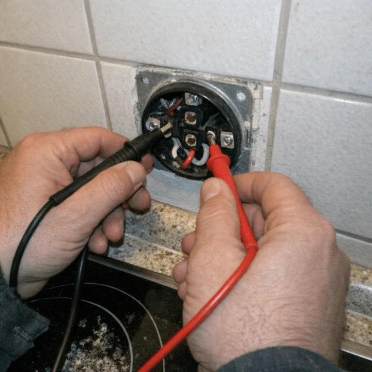 Sicherheitsüberprüfung der Herdanschlussdose für Großgeräte