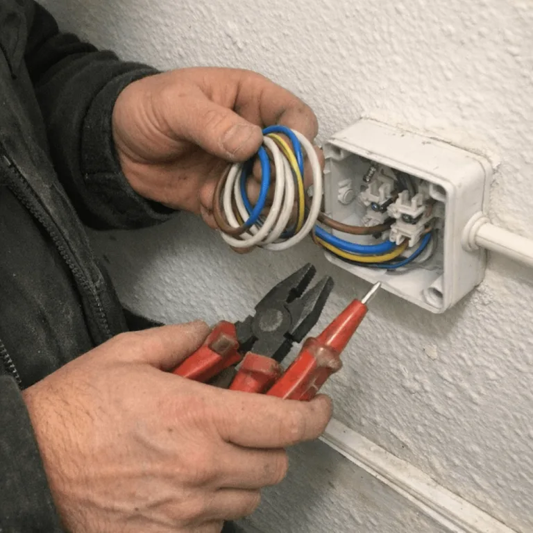 Prüfung der Leitungsreserven bei einer Aufputzinstallation